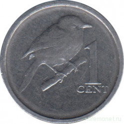 Монета. Острова Кука. 1 цент 2017 год.