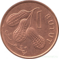 Монета. Гамбия. 1 бутут 1998 год.