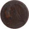 Монета. Великобритания. 1 фартинг 1901 год.