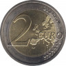 Монета. Германия. 2 евро 2009 год. 10 лет экономическому и валютному союзу. (F). рев.