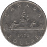 Монета. Канада. 1 доллар 1975 год. ав.