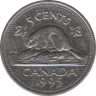 Монета. Канада. 5 центов 1995 год. ав.
