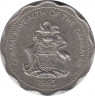 Монета. Багамские острова. 10 центов 1985 год. рев.