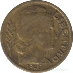 Монета. Аргентина. 10 сентаво 1946 год.