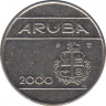 Монета. Аруба. 25 центов 2000 год. ав.