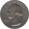 Монета. США. 25 центов 1984 год. Монетный двор - Филадельфия (P).  ав.