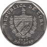 Монета. Куба. 1 конвертируемый песо 1998 год. ав.