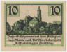 Бона. Нотгельд. Германия. Город Каменц. 10 пфеннигов 1921 год. рев.