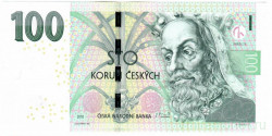 Банкнота. Чехия. 100 крон 2018 год. Тип 18.