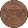 Монета. Гана. 1 песева 1967 год. рев.