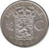 Монета. Нидерландская Ост-Индия. 1/4 гульдена 1941 год. (P). ав.