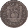 Монета. Мексика. Испанская колония (1747 - 1822). 1 реал 1765 год. ав.