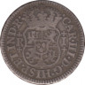 Монета. Мексика. Испанская колония (1747 - 1822). 1 реал 1765 год. рев.