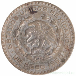 Монета. Мексика. 1 песо 1960 год. 
