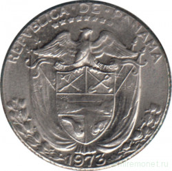 Монета. Панама. 1/10 бальбоа 1973 год.