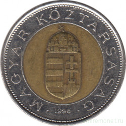 Монета. Венгрия. 100 форинтов 1996 год. Новый тип.