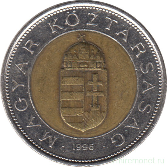 Монета. Венгрия. 100 форинтов 1996 год. Новый тип.