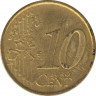 Монета. Нидерланды. 10 (евро) центов 1999 год. рев.