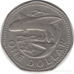 Монета. Барбадос. 1 доллар 1979 год.