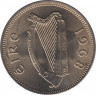 Монета. Ирландия. 1 шиллинг 1968 год. рев.