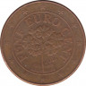 Монета. Австрия. 5 центов 2017 год. ав.