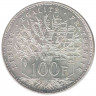 Монета. Франция. 100 франков 1983 год.