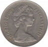Монета. Великобритания. 5 новых пенсов 1979 год.