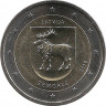 Монета. Латвия. 2 евро 2018 год. Земгале.