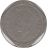 Монета. Индия. 2 анны 1947 год. рев.