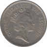 Монета. Гонконг. 1 доллар 1988 год. рев.
