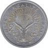 Монета. Джибути. 2 франка 1977 год. рев.