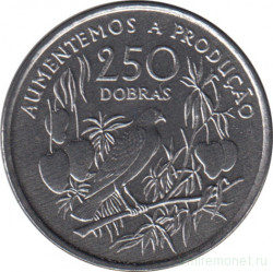 Монета. Сан-Томе и Принсипи. 250 добр 1997 год.