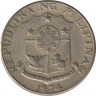 Монета. Филиппины. 10 сентимо 1974 год.