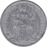 Монета. Французская Полинезия. 1 франк 1999 год. ав.