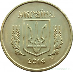 Монета. Украина. 50 копеек 2014 год.