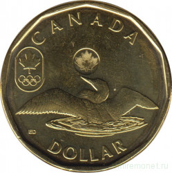 Монета. Канада. 1 доллар 2012 год. XXX летние Олимпийские игры. Лондон 2012.