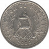 Монета. Гватемала. 10 сентаво 2000 год. ав.