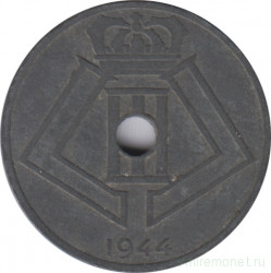 Монета. Бельгия. 25 сантимов 1944 год. BELGIE-BELGIQUE.