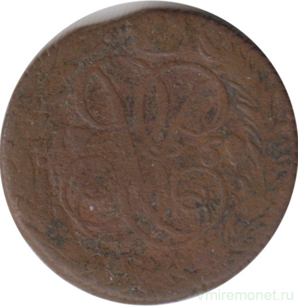 Монета. Россия. Деньга 1759 год.