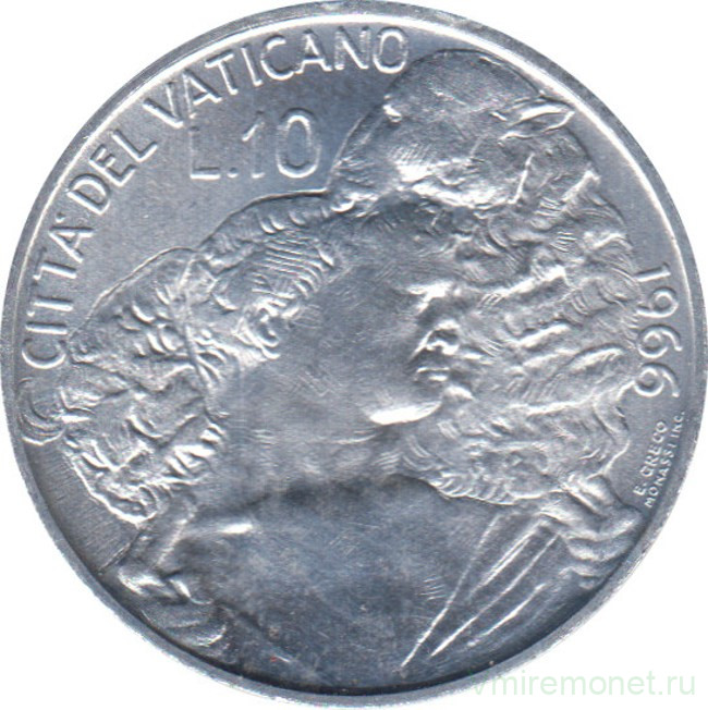 Ватикан 2 Лиры, 1952. 280 лир в рублях