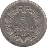 Монета. Франция. 5 франков 1933 год. ав.