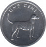 Монета. Острова Кука. 1 цент 2003 год. Легавая. ав.