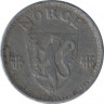 Монета. Норвегия. 25 эре 1945 год. рев.
