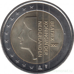 Монеты. Нидерланды. Набор евро 8 монет 2007 год. 1, 2, 5, 10, 20, 50 центов, 1, 2 евро.
