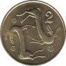 Монета. Кипр. 2 цента 1983 год. рев.
