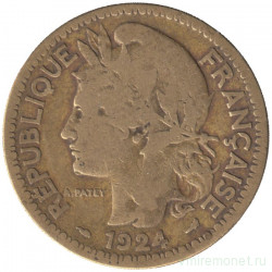 Монета. Того. 2 франка 1924 год. 