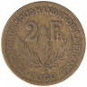 Монета. Того. 2 франка 1924 год. 