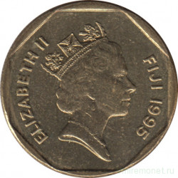 Монета. Фиджи. 1 доллар 1995 год.