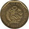 Монета. Перу. 10 сентимо 2013 год. ав.