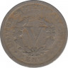 Монета. США. 5 центов 1910 год. рев.
